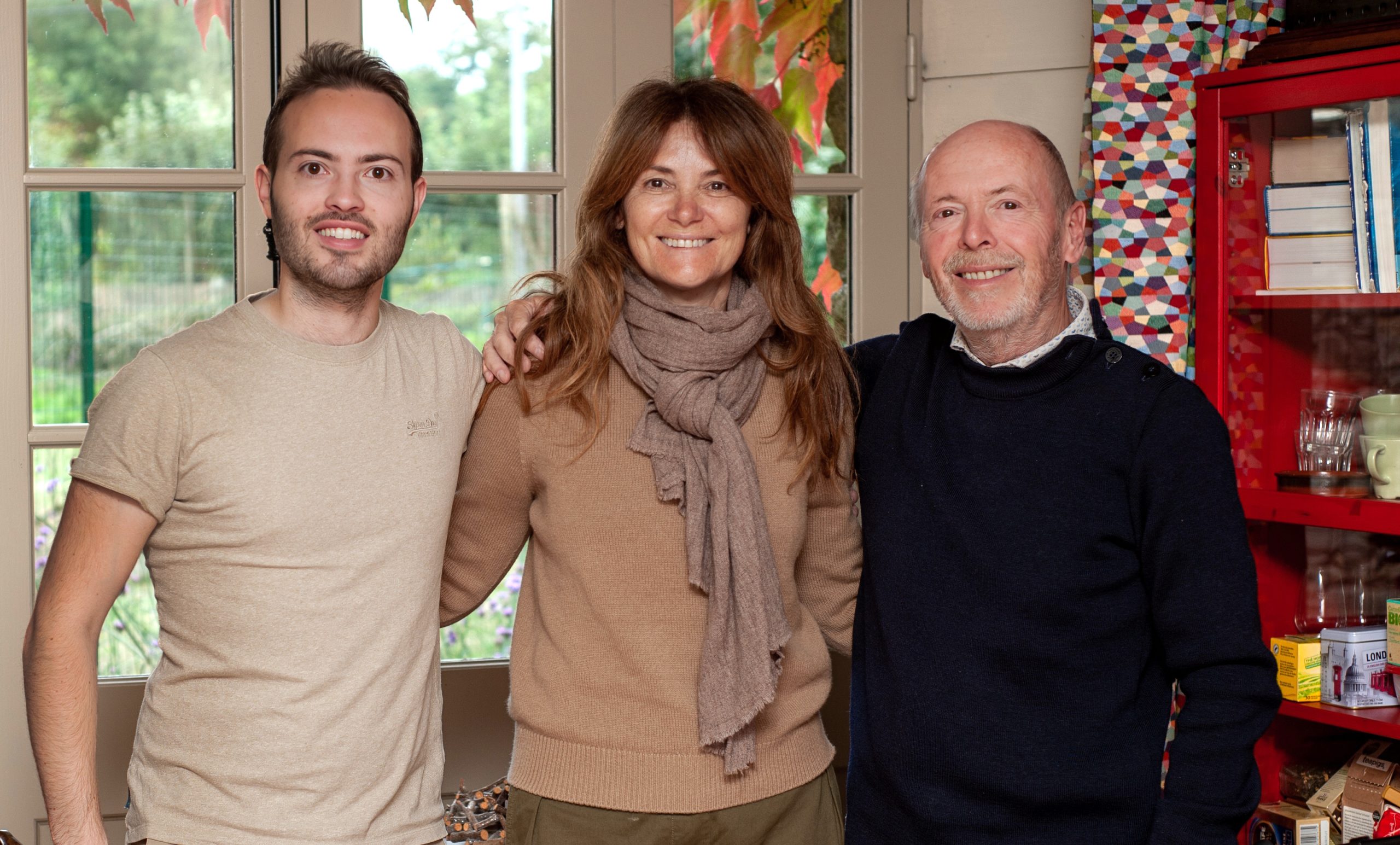 Theo Bernard and Javiera at the end of her one-to-one french immersion course