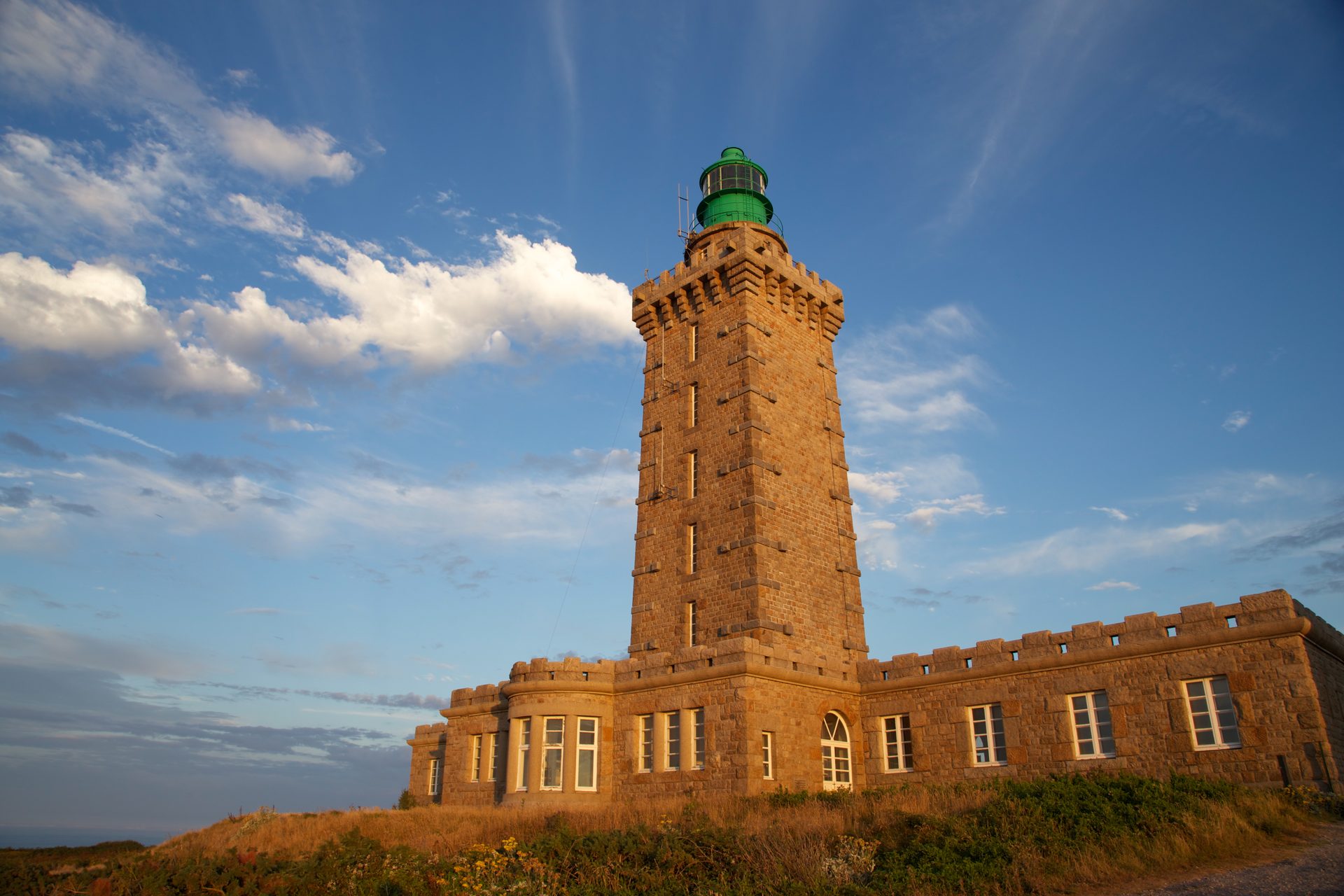 The lighthouse at Cap Fréhel on the north coast of the Côtes-d’Armor, Brittany